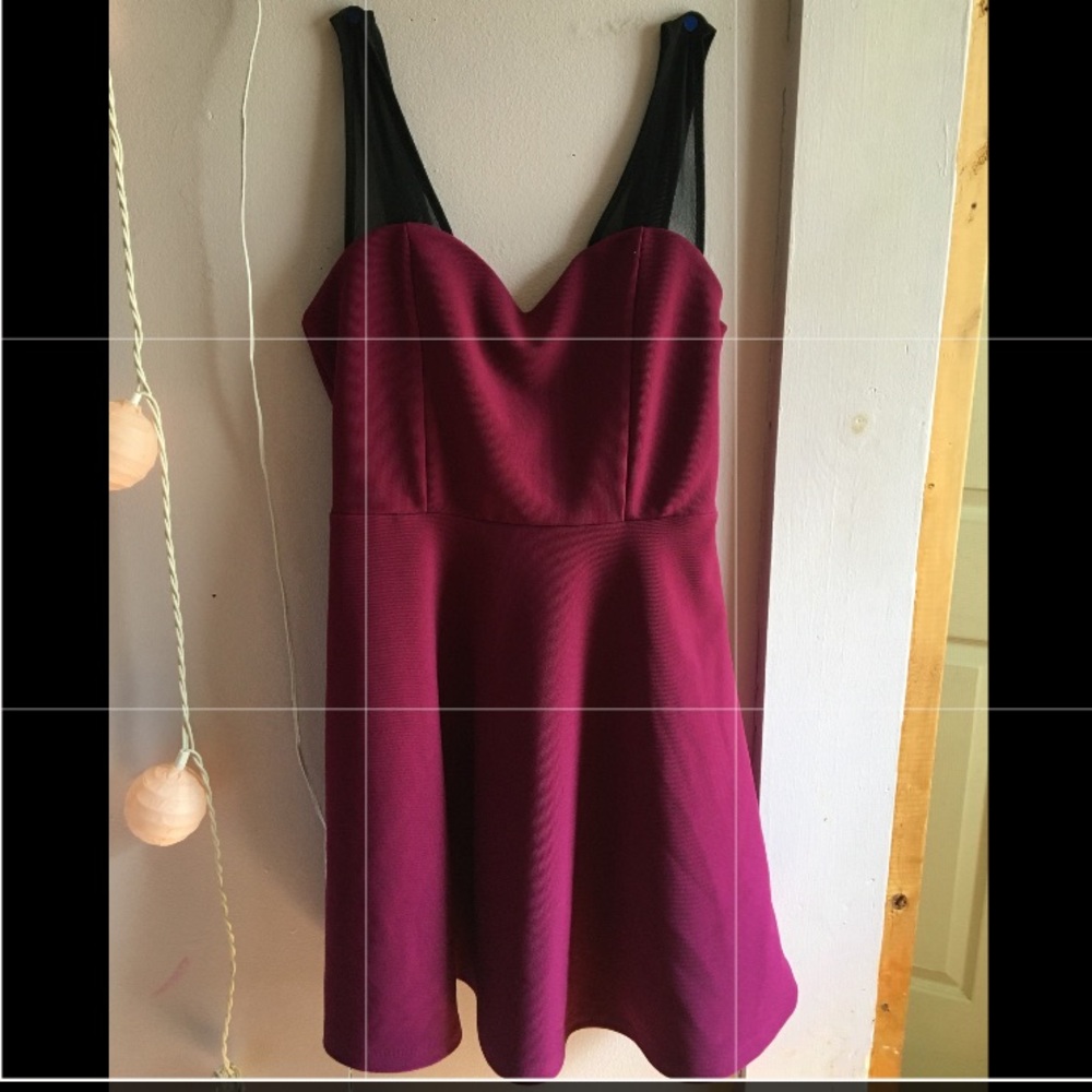 Forever 21, Size; Medium, maroon dress